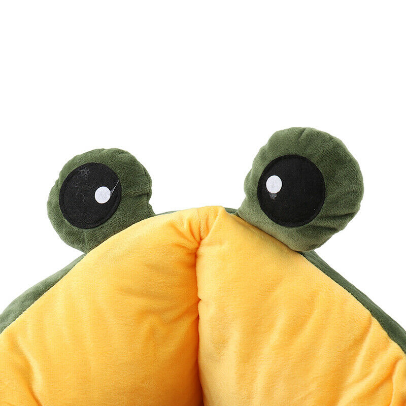 Pet  House Indoor Frog Cat Bed Warm Small Beds Portable Kitten Mat Soft CutS Hn