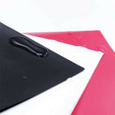 2-Pocket Letter Size-Folders Poly File Portfolio Folder with 3-Prong Fasten B8I6