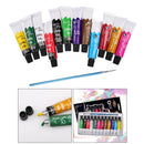 12 Colours 12ml Oil Paint Tubes Artist, Students, Beginners Paints Canvas, Wall