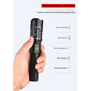 XHP50 Zoomable SWAT 18650 LED USB Flashlight Torch Light High Lumens P1M7