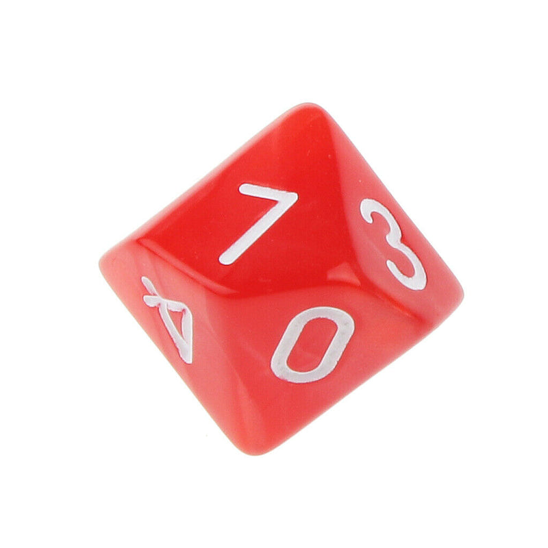 20pcs 10 Sided Dice D10 Polyhedral Dice Acrylic for Dungeons and Dragons DND MTG