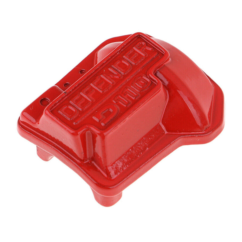 Metal Differential Housing Diff Cover (Red) for  TRX4 RC Crawler Accs