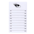 Individual Eyelash Extension Stand Acrylic Pad Lash Tool Tray Holder, 11.7 x 6.7