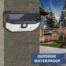 48LED Solar Motion Sensor Wall Light USB Rechargeable Waterproof Yard Lamp US