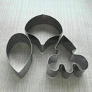 3pcs/Set STAINLESS Steel Cookie Biscuit Pastry Fondant Cake Orchid N0Q6 W3E3