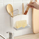 Self-sticky Storage Box Rack Shampoo Holder Toothpaste Toothbrush Shelf