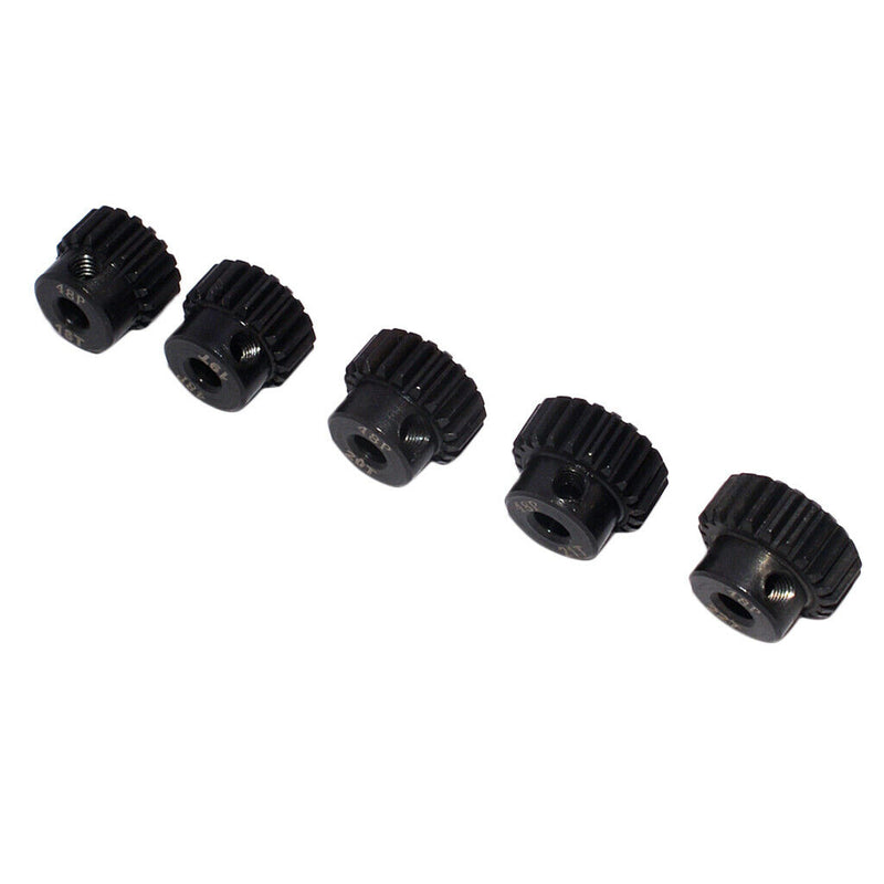 5pcs Gears Motor Gears Without Brush Steel [18T 19T 20T 21T 22T] 48DP RC Car