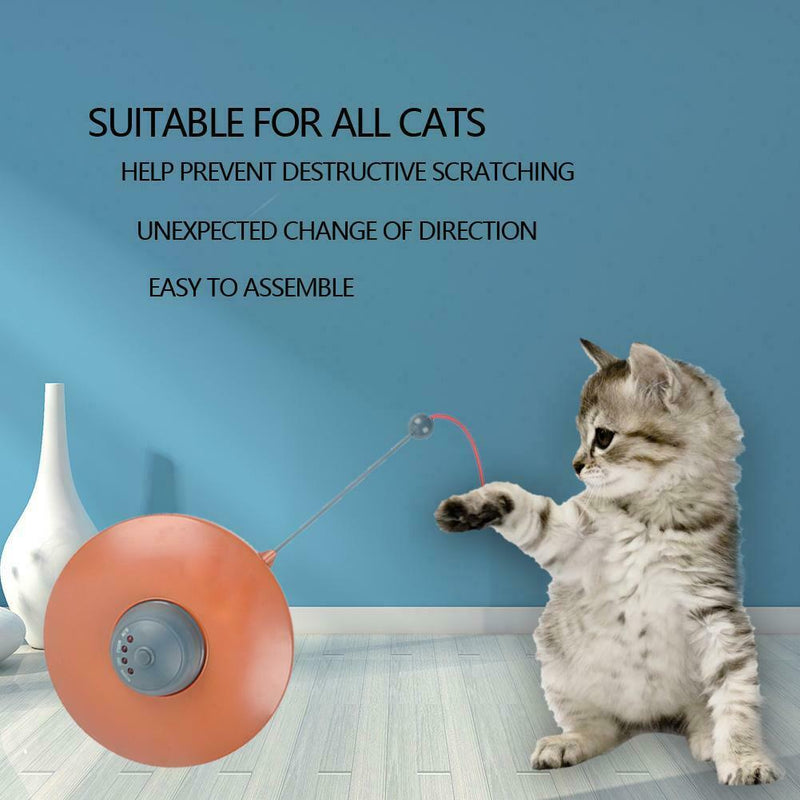 Turntable Intellectual Interactive Plastic Pet Cat Amusement Plate Toys A