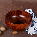 Wood Small Bowl Food Rice Serving Soup Dining Kitchen Salad New 17.5x7cm