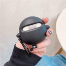 Anti-slip Silicone Case Little Penguin Pattern Protective Cover for FreeBuds 3