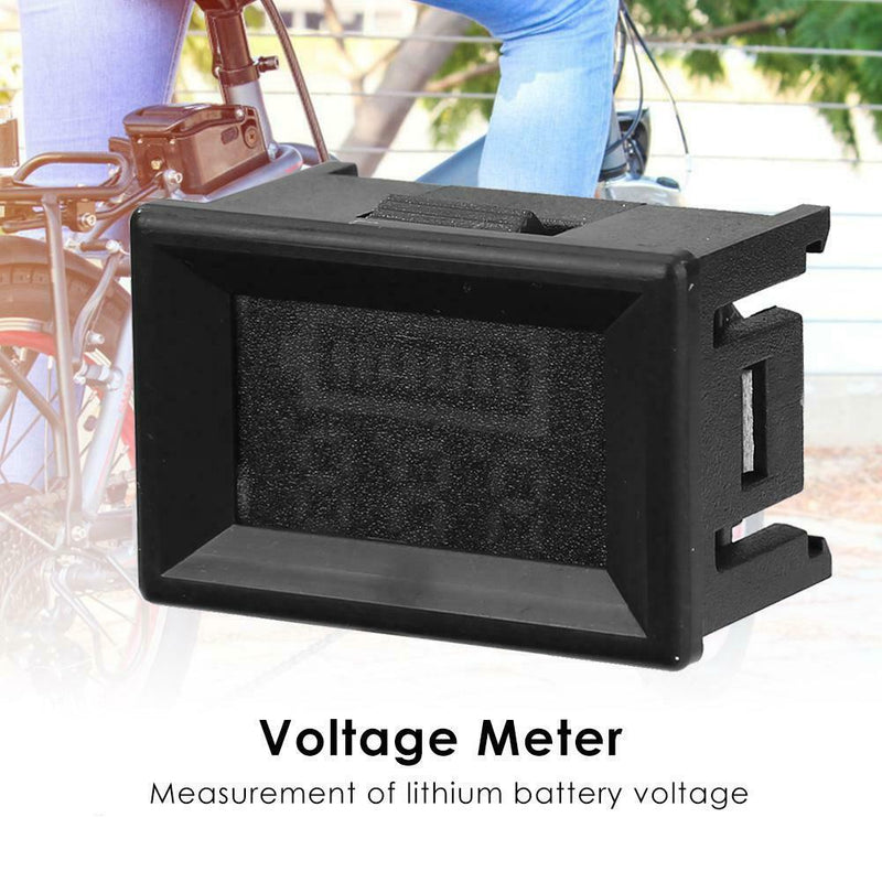 5-100V Digital Dual Display Voltmeter Lithium Battery Voltage Meter Tester