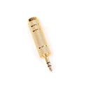 3.5mm Male to 6.5mm Female Jack Plug Stereo Microphone Audio Adapter Converte.AU