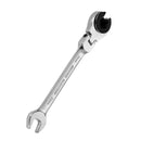1pc Tubing Ratchet Wrench Horn Spanners Flexible Head Durable Steel 13mm