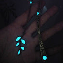 1X Luminous Night Star Bookmark Label Read Maker Feather Book Mark Stationery 3C