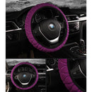 Car Steering Wheel Cover Braided Wheel Handle Ice Silk Set Sponge Car Prote S1Y5