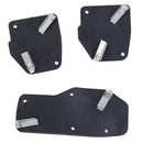 3PCS Non slip Manual Transmission MT CAR TRUCK CHROME PEDAL Foot PAD COVER  OZ