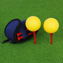 Golf ball holder bag Mini Tees 2 Ball 4 Tees Gift Set