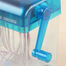 A6 Mini Manual Shredder Desktop Hand Crank Shredder C6P7