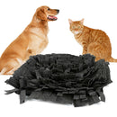Dog Snuffle Mat Bed Blanket Training Mats Pet Activity Chewing Toys, Grey
