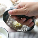Multi-Function Stainless Steel Manual Garlic Presser Curved Grinding Slicer