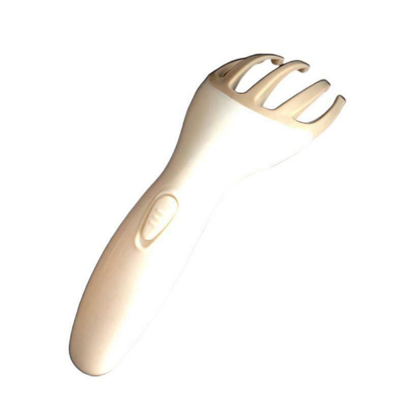 Electric Vibration Head Massager 5 Finger Claw Relax Handheld Scalp Massage Comb