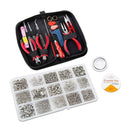 DIY Jewelry Beading Making Repair Tools Kit Pliers Jump Ring Lobster Clasp