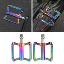 Colorful Aluminum Alloy Bike Bicycle Pedals Mountain Bike Parts Accessories