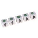 Board Game Mahjong Dices East West Southeast Northwest Mid Direction 6-Die for