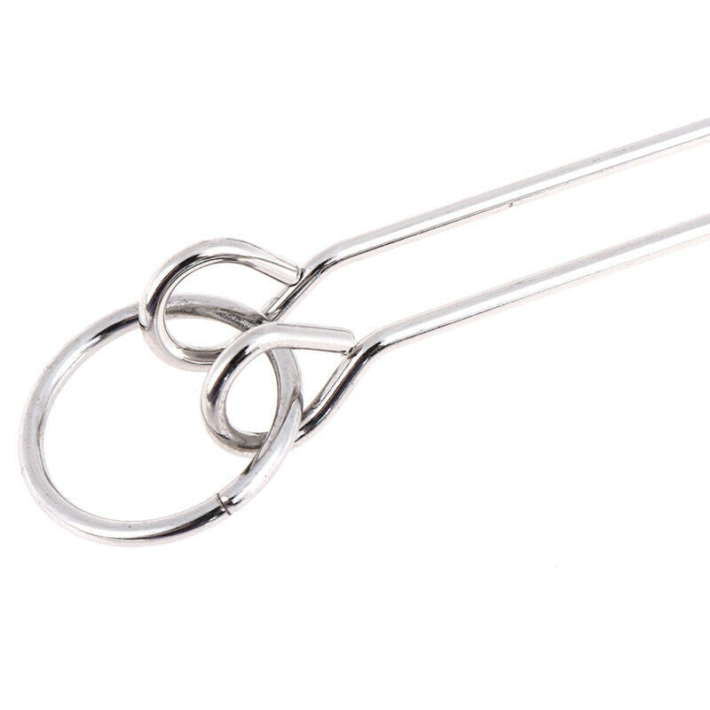 Classic Challenging Metal Wire Puzzle Brain Teaser Game For Adults Kids Toys OZ