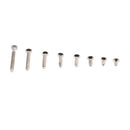 800pcs M2 4-20mm Carbon Steel Cross Flat Head Self Tapping Screws