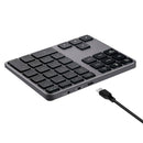 Small-Size Alloy 35 Keys Bluetooth Wireless Numeric Keypad for Accounting T