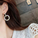 Classic Round Circle Hoop Earrings For Women Rhinestone Earring Fashion Jew J6J6