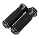 25mm CNC Edge Cut Handlebar Hand Grip For  Dyna Sportster Black
