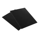 2pcs ABS Styrene Plastic Flat Sheet Plate Craft 5mm x 200mm x 250mm, Black