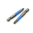 10pcs 1/4'' Anti Slip Magnetic Screwdriver S2 Ph2 Head Screw Driver Bit Tool  lj