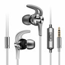 J02 In-Ear Headset With Micro-Type 3.5Mm Stereo Heavy Bass Music Noise Canc