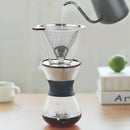 Premium Stainless Steel Coffee Filter, Reusable Pour Over Coffee Dripper Co I5J3