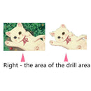 5D DIY Diamond Painting Cute Cat Cross Stitch Embroidery Rhinestones Mosaic