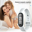 Q2 Ultrasonic Mosquito Repellent Watch Anti Pest Bug Drive Bracelet (White) A