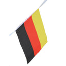 German Germany Street Party Yellow,Black & Red Flag Bunting Banner 10m