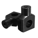 2Pcs Black Universal Motorcycle 25Mm 1 Inch Handlebar Risers Clamp For Harl