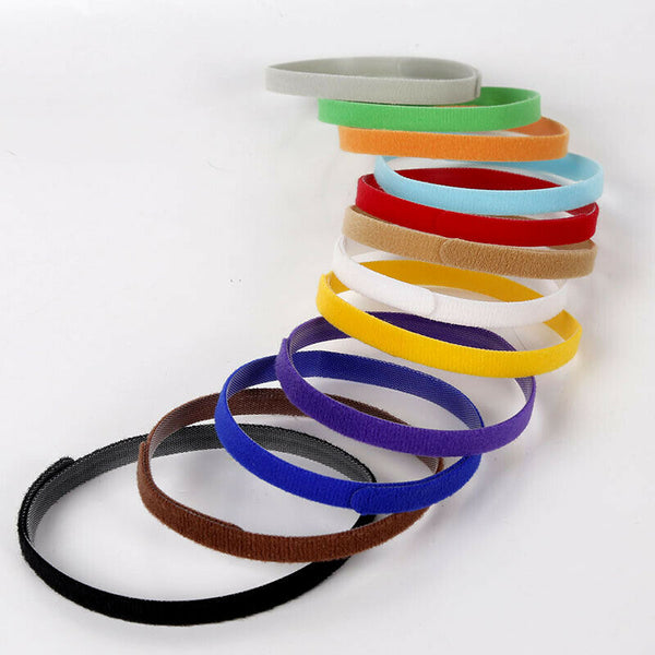 12 COLORS Identification Whelping Puppy Kitten ID Collars Bands Soft Adjustable