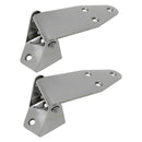2x Boat Strap Hinges Hatch Door Hinge Marine Hardwares 140x50mm with 6 Holes
