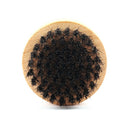 1pc wood boar hair bristlebeard mustache brush military hard round wood handle3C