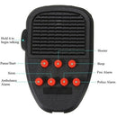 6 Sounds Car Alarm Handheld Megaphone Siren Horn PA Speaker Mic System Kit 12V