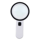30x magnifying glass enlargement with LED light lamp jeweler magnifying gla&+