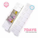 Practical Portable 7 Day Tablet Pill Box Holder Weekly Medicine Container Case