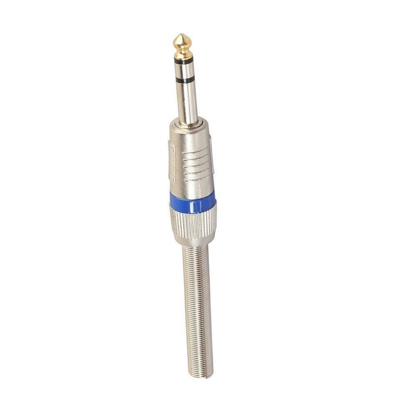 10pcs 6.35mm Stereo Amplifier Microphone Plug Jack Stereo Audio Connector
