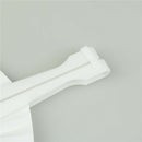 5pcs wedding white heart shaped diy painting paper fan hand held folding fans LJ