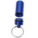 5 Pcs Mini Waterproof Aluminum Medicine KeyChain Holder Pill Box